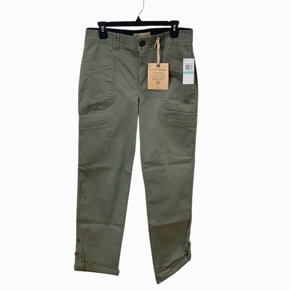 Democracy Ab Solution High Rise Jeans, Cargo Ankle Cuff Utility Pants- W- 8- NWT - Picture 1 of 13